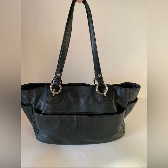 Coach Gallery tote black leather - Picture 3 of 11